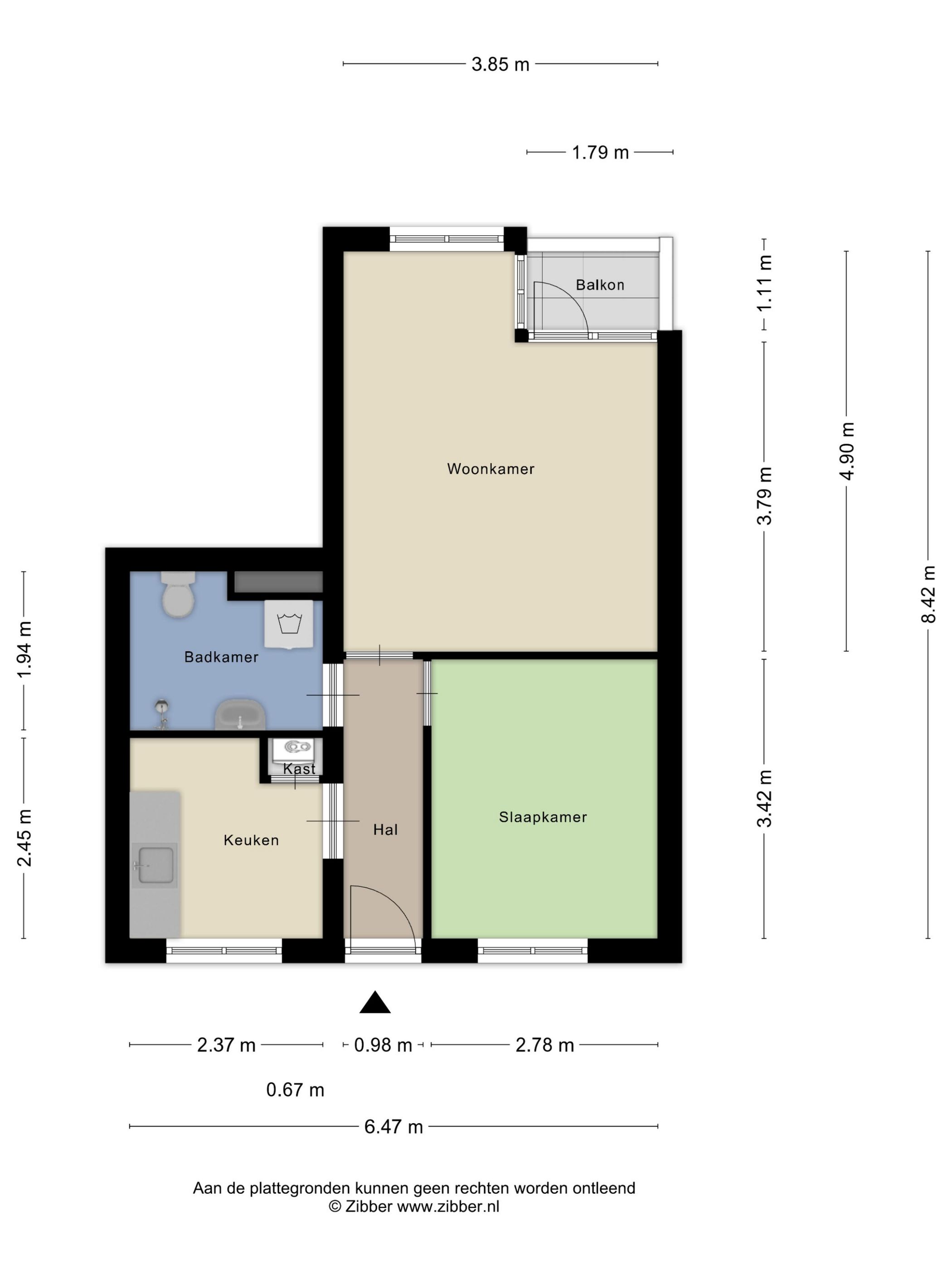 Light 2-Room Apartment in Popular Dapperbuurt Area — 21