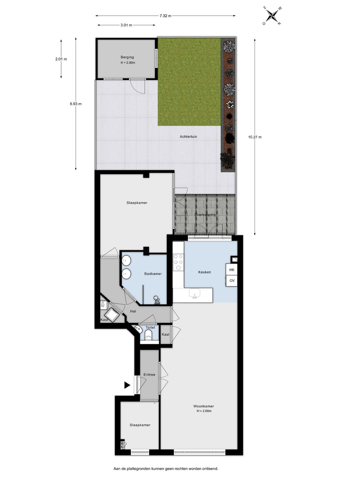 Ground-floor apartment with southwest-facing garden in popular Bomenbuurt — 56