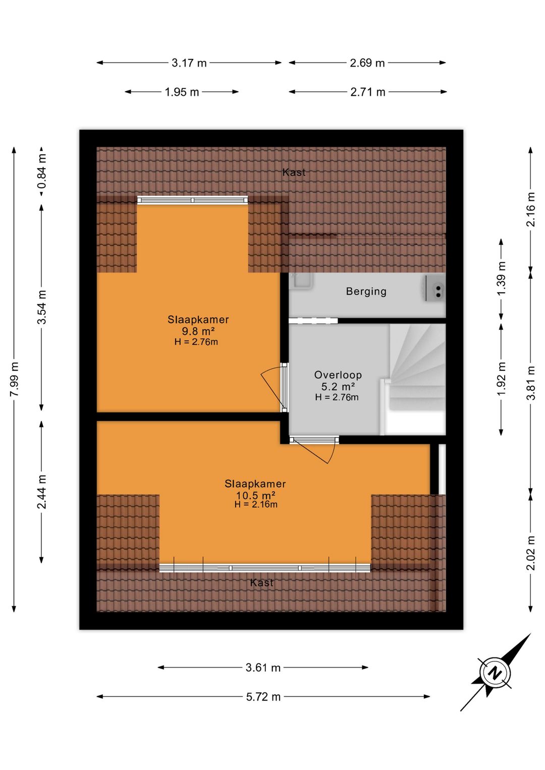 Corner House with Garage, Large Garden and Water View — 61