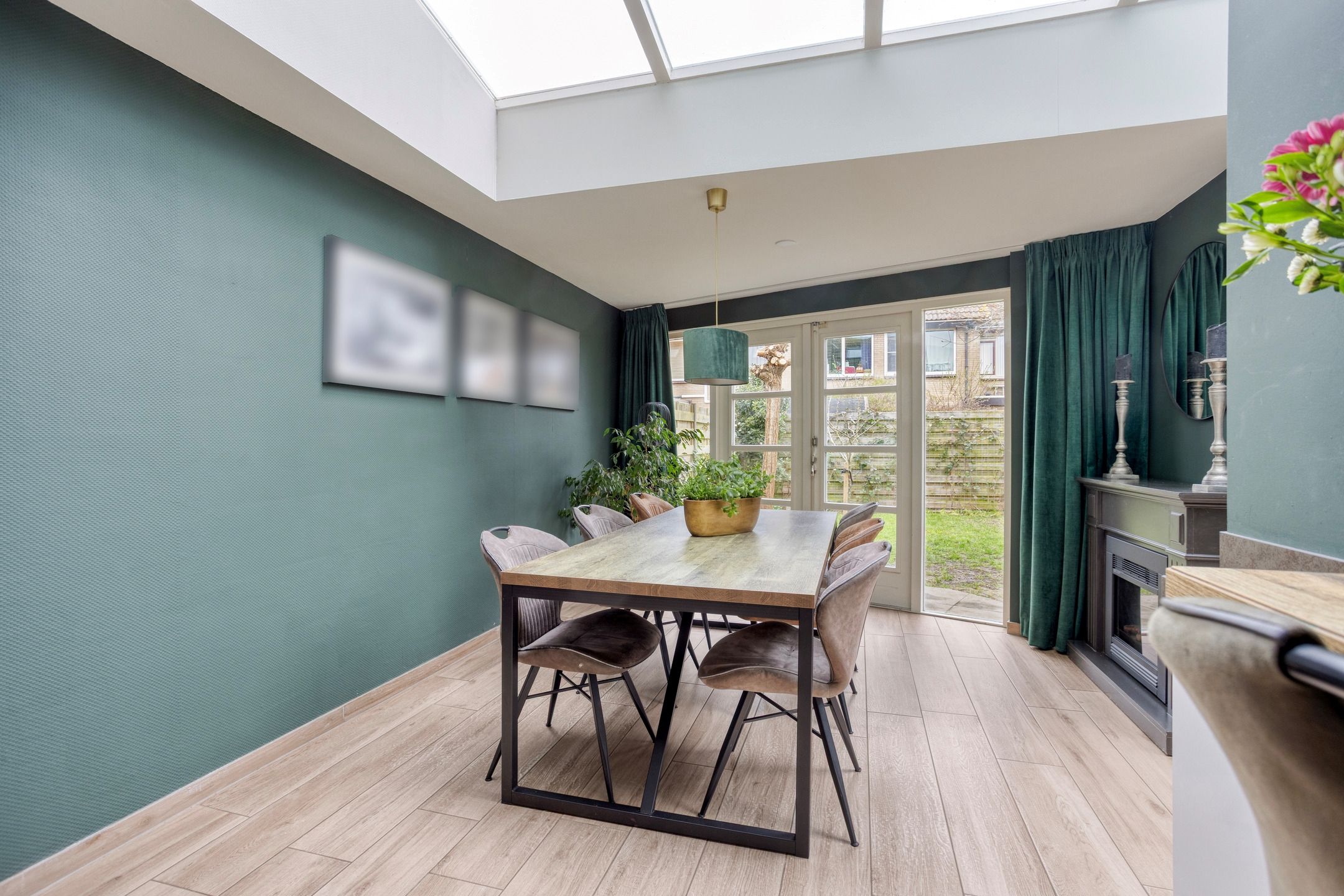Spacious Extended Corner Home with Skylight in Car-Free Courtyard — 12