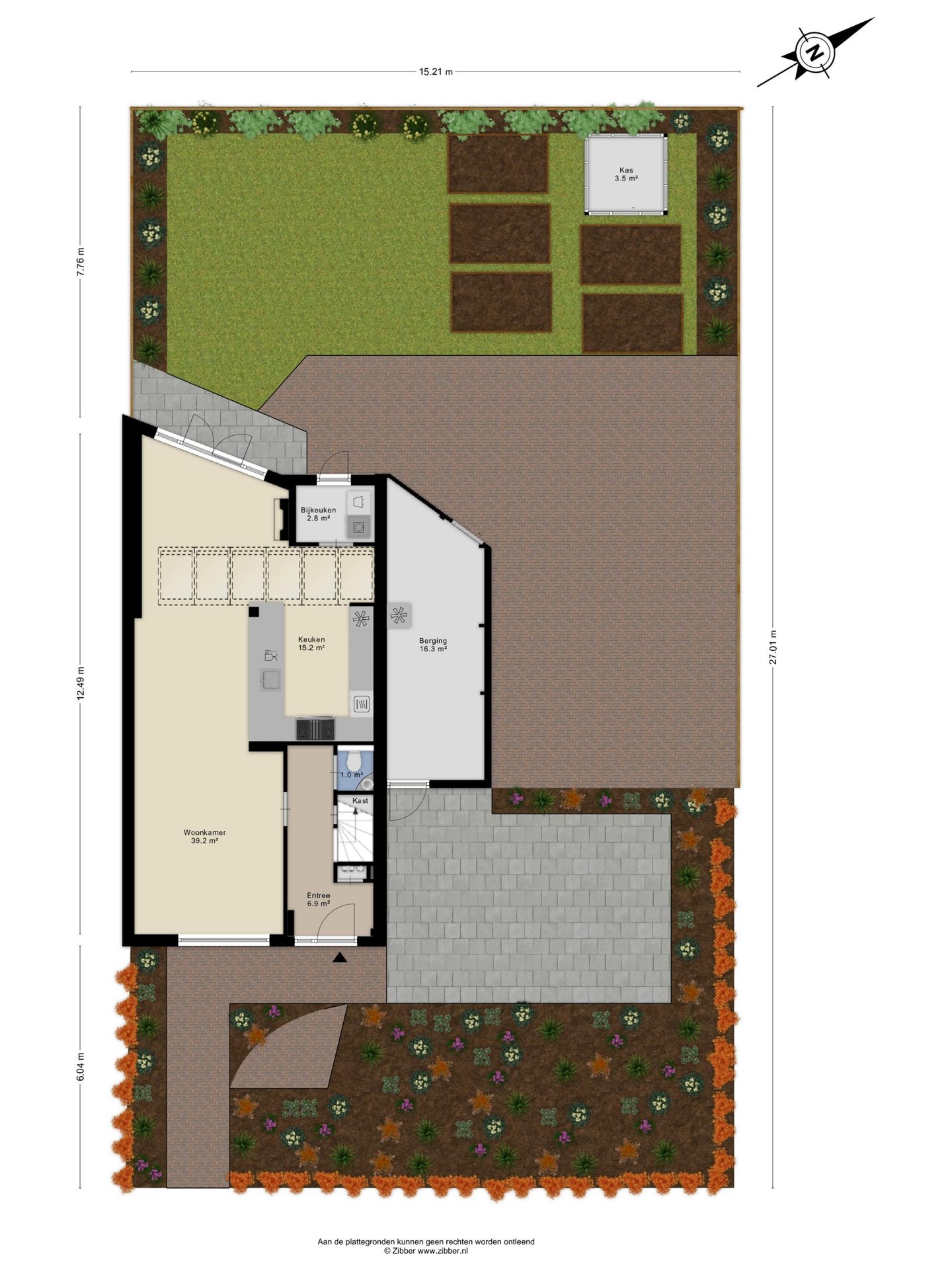 Spacious Extended Corner Home with Skylight in Car-Free Courtyard — 49