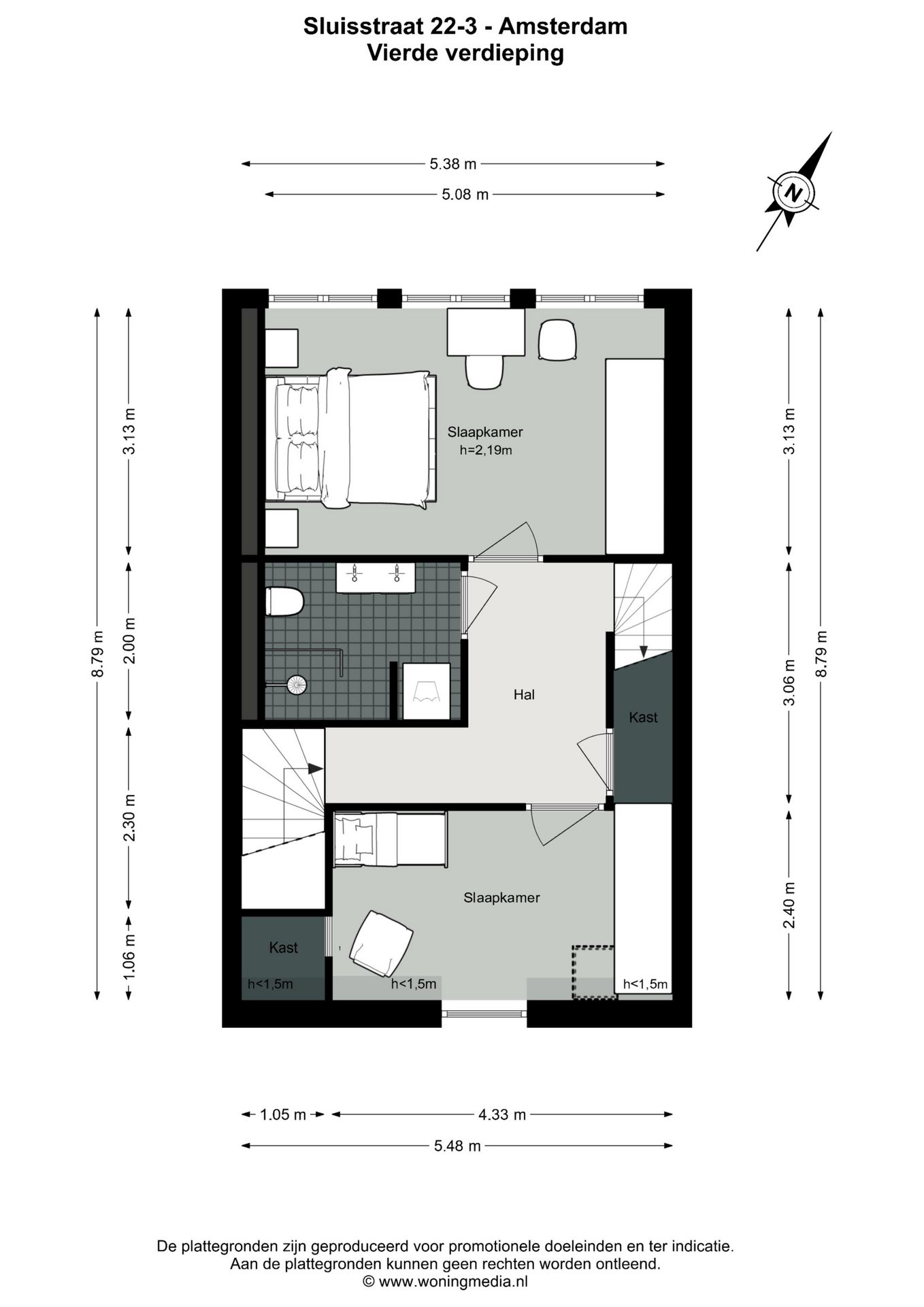 Foto 36 van Sluisstraat 22-3