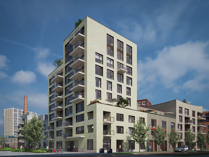 Foto van 4- kamer appartement Portiekflat