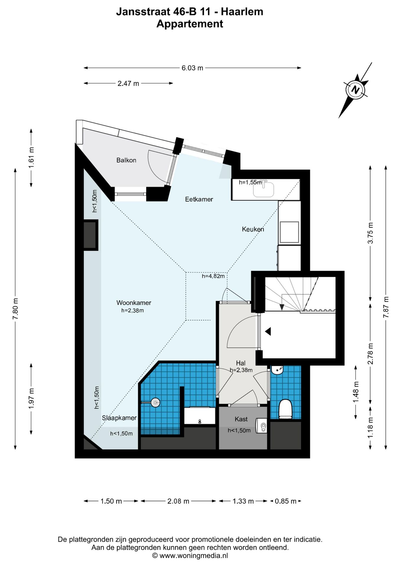 Photo 19 of Jansstraat 46-B11