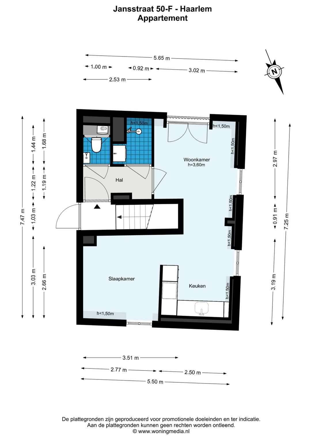 Foto 17 van Jansstraat 50-F