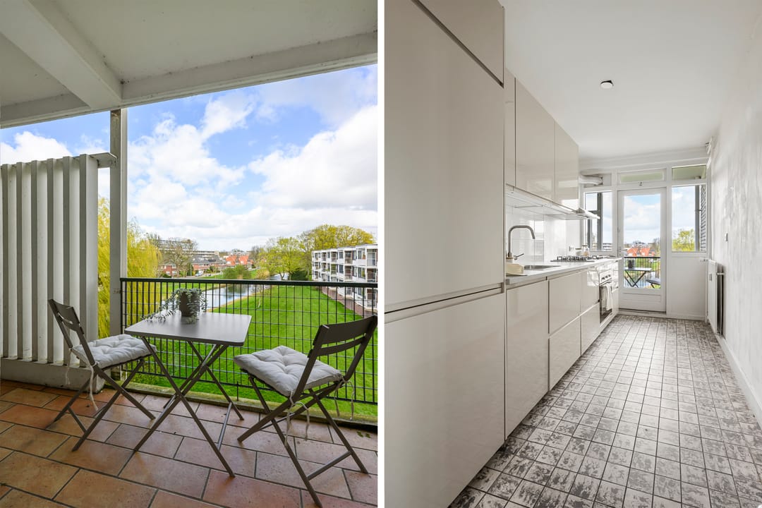 Bright corner apartment with balcony in green Tuindorp-Oost — 13