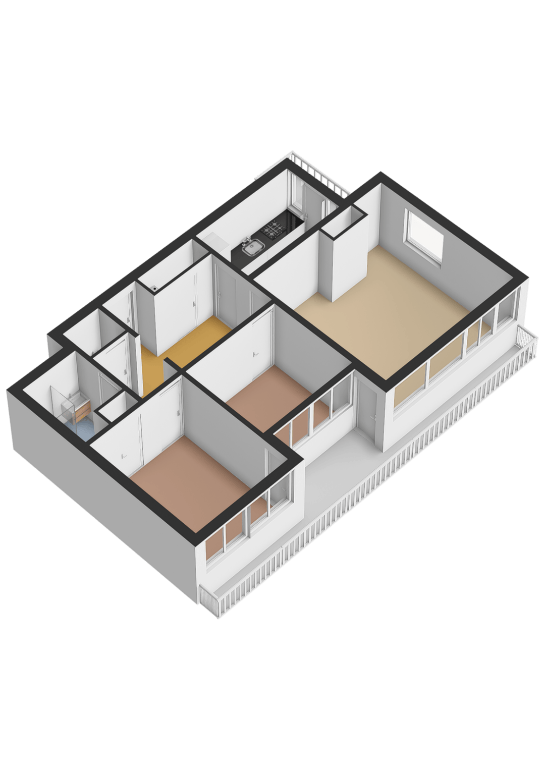 Bright corner apartment with balcony in green Tuindorp-Oost — 28