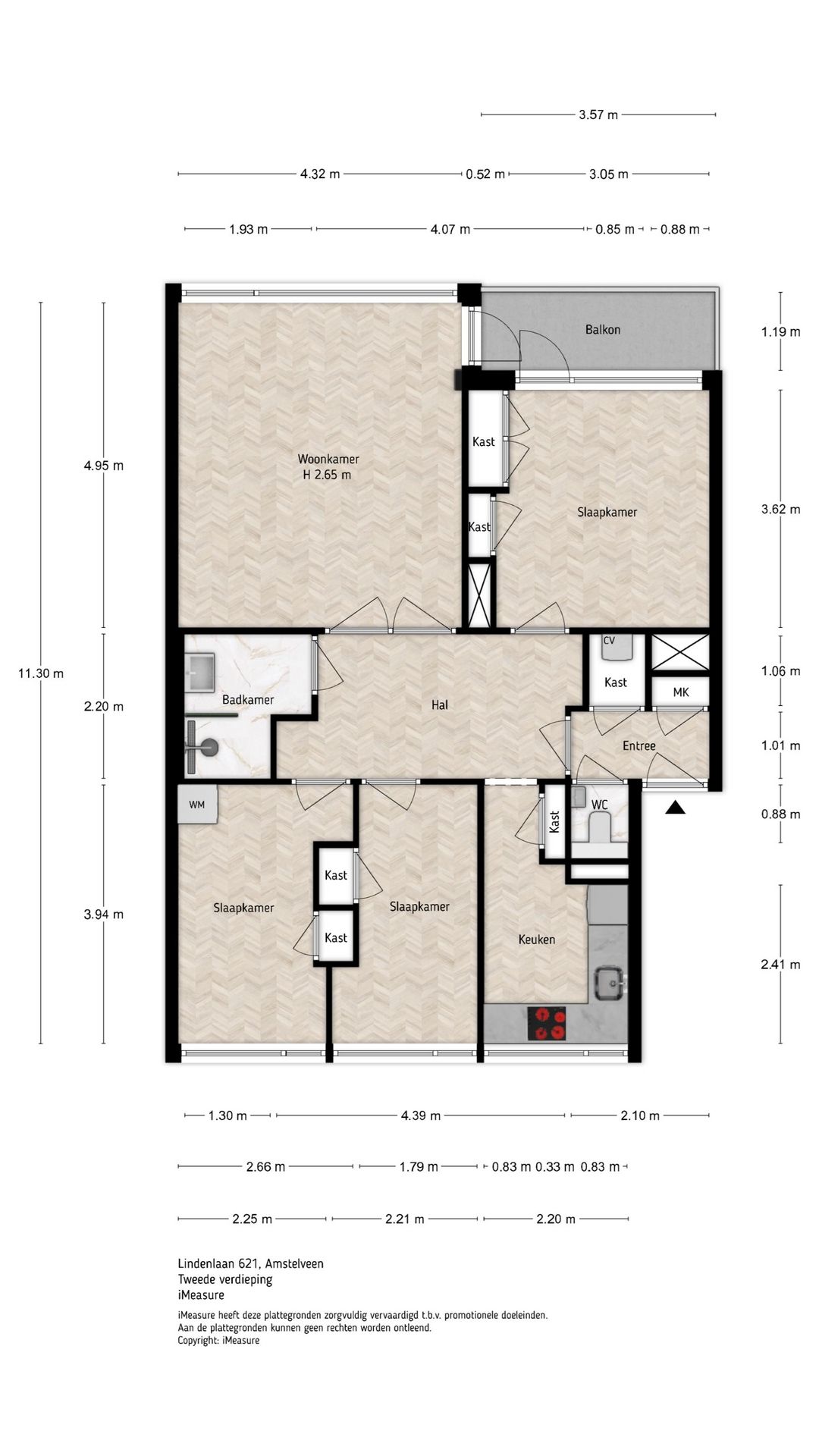 Fully Renovated Move-in Ready Apartment with Southwest Balcony — 21