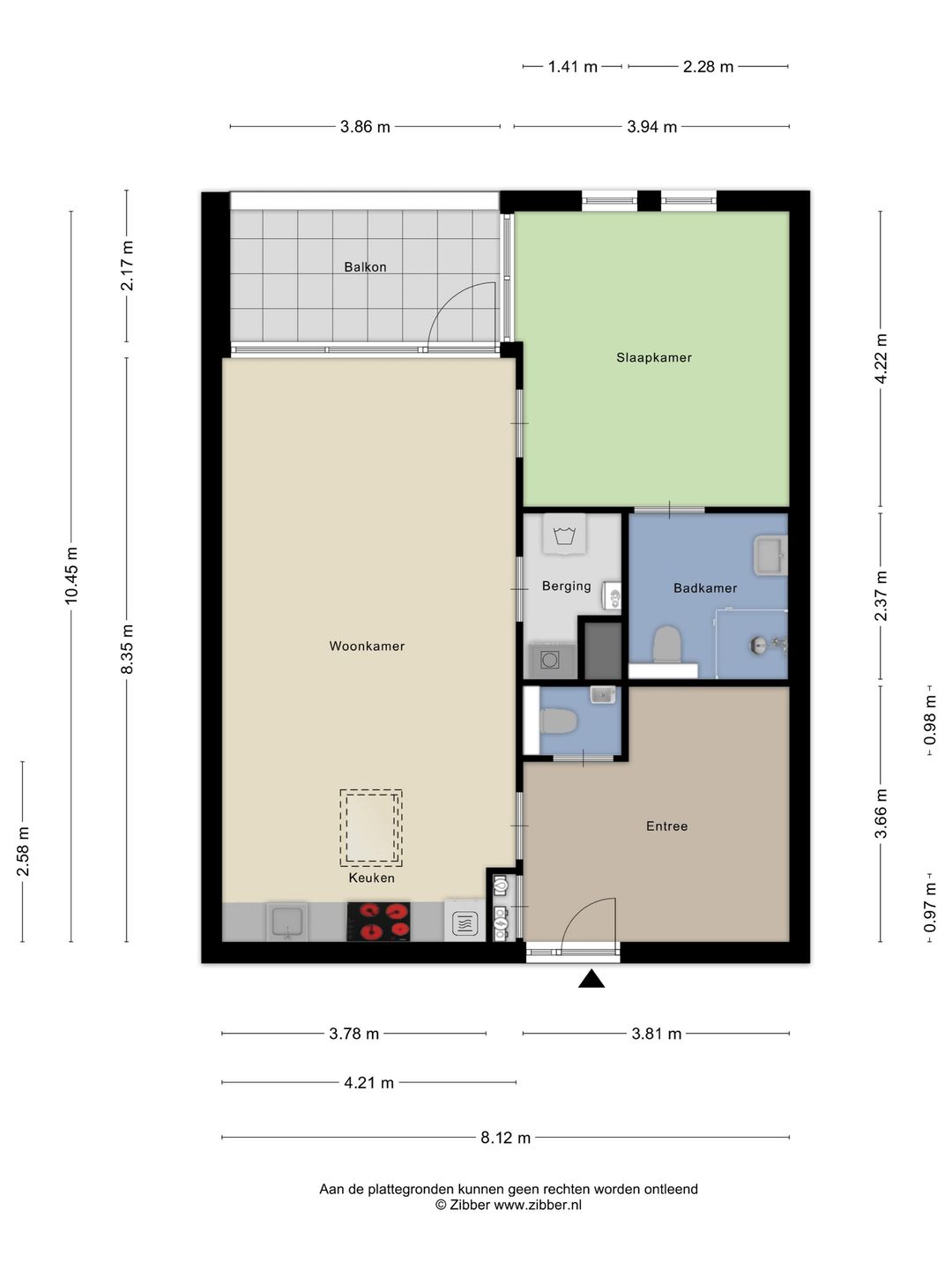 Modern Senior Apartment with South-Facing Balcony and Indoor Parking in Terneuzen — 22