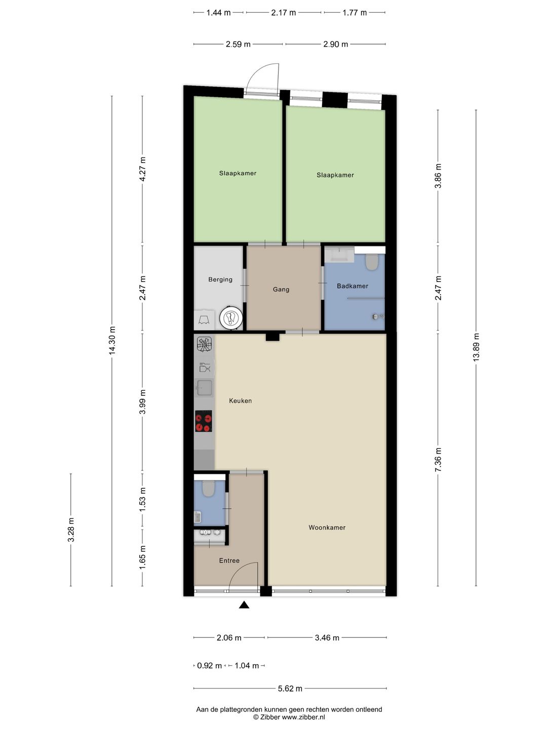 Spacious and Modernly Finished Ground Floor Apartment with Garden — 23
