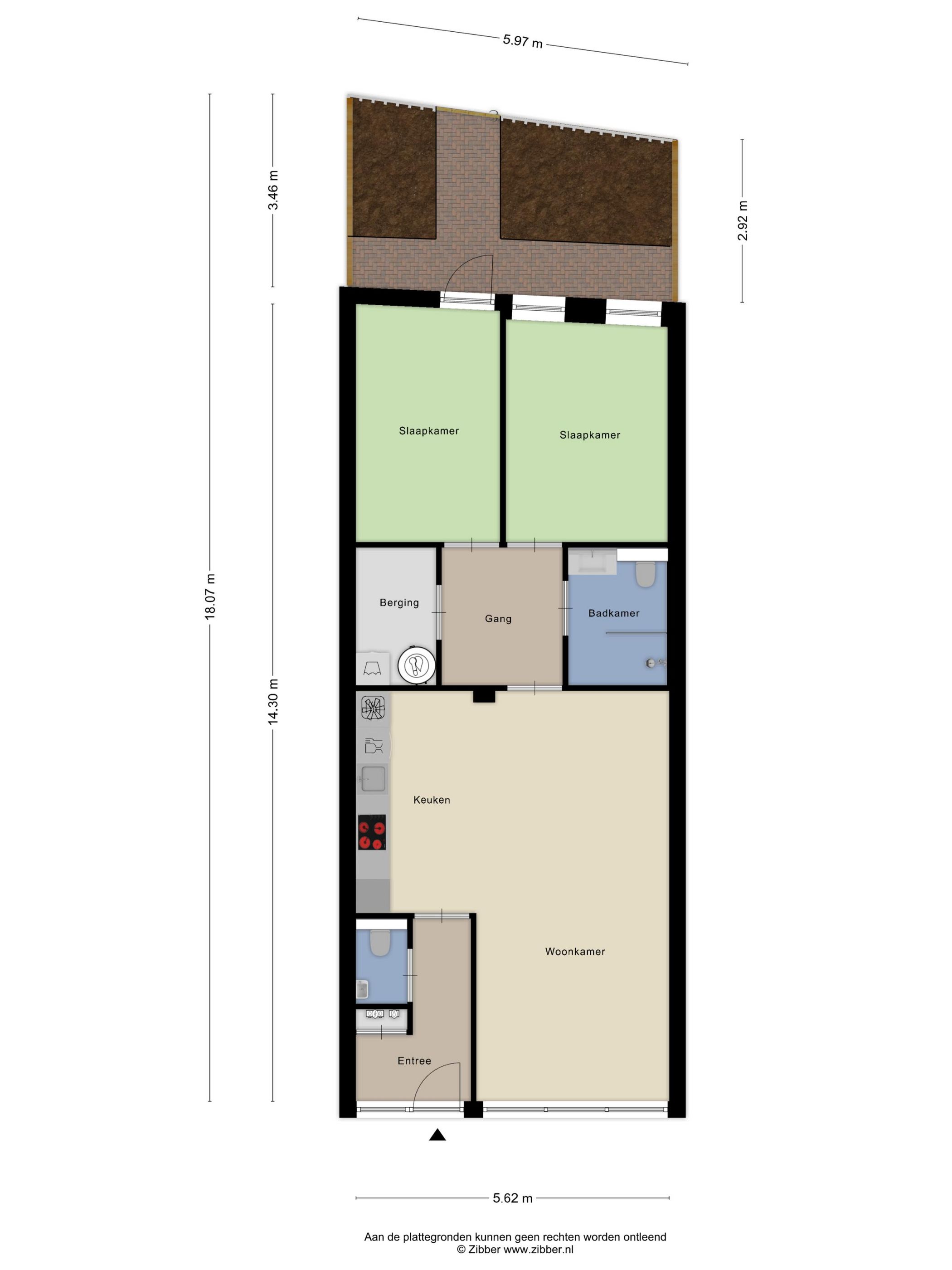 Spacious and Modernly Finished Ground Floor Apartment with Garden — 24