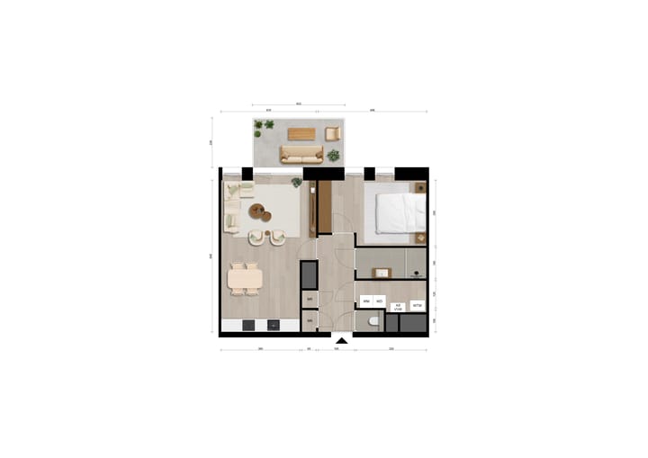 Foto 2 van Appartement (Bouwnr. 14)