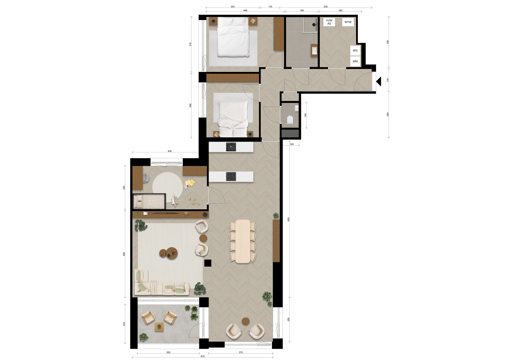 Foto 15 van Appartement (Bouwnr. 18)
