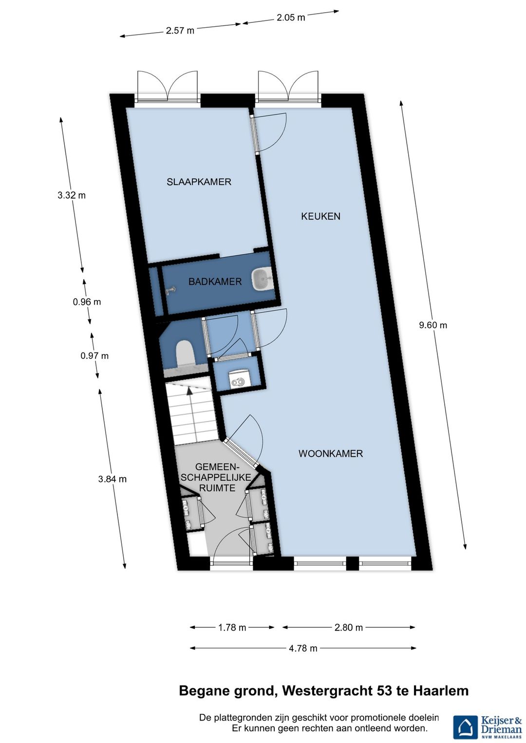 Move-in ready ground floor apartment with garden and church view in Haarlem center — 38