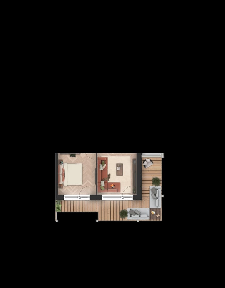 Foto 5 van Hoekappartement (Bouwnr. C2.05)