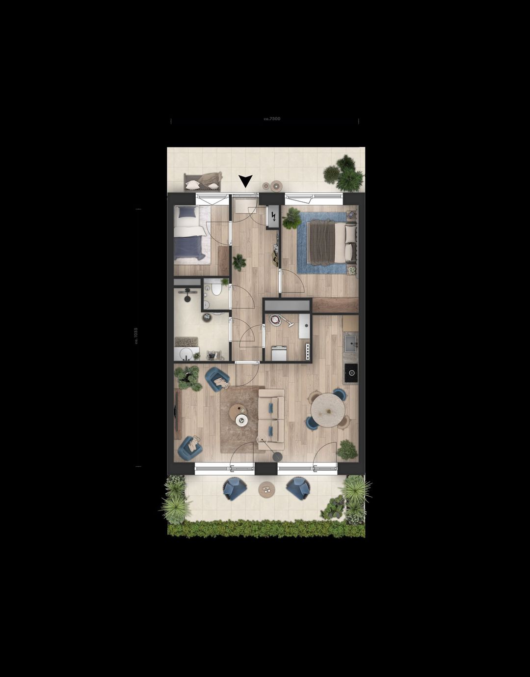 Foto 7 van Appartement Flexibele indeling (Bouwnr. C.0.11)