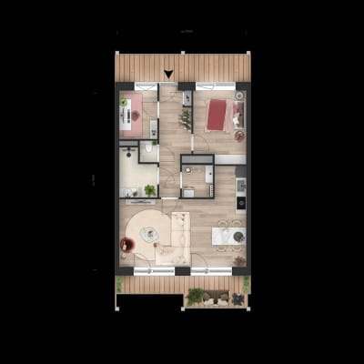 Foto 5 van Appartement Flexibele indeling (Bouwnr. C.2.12)