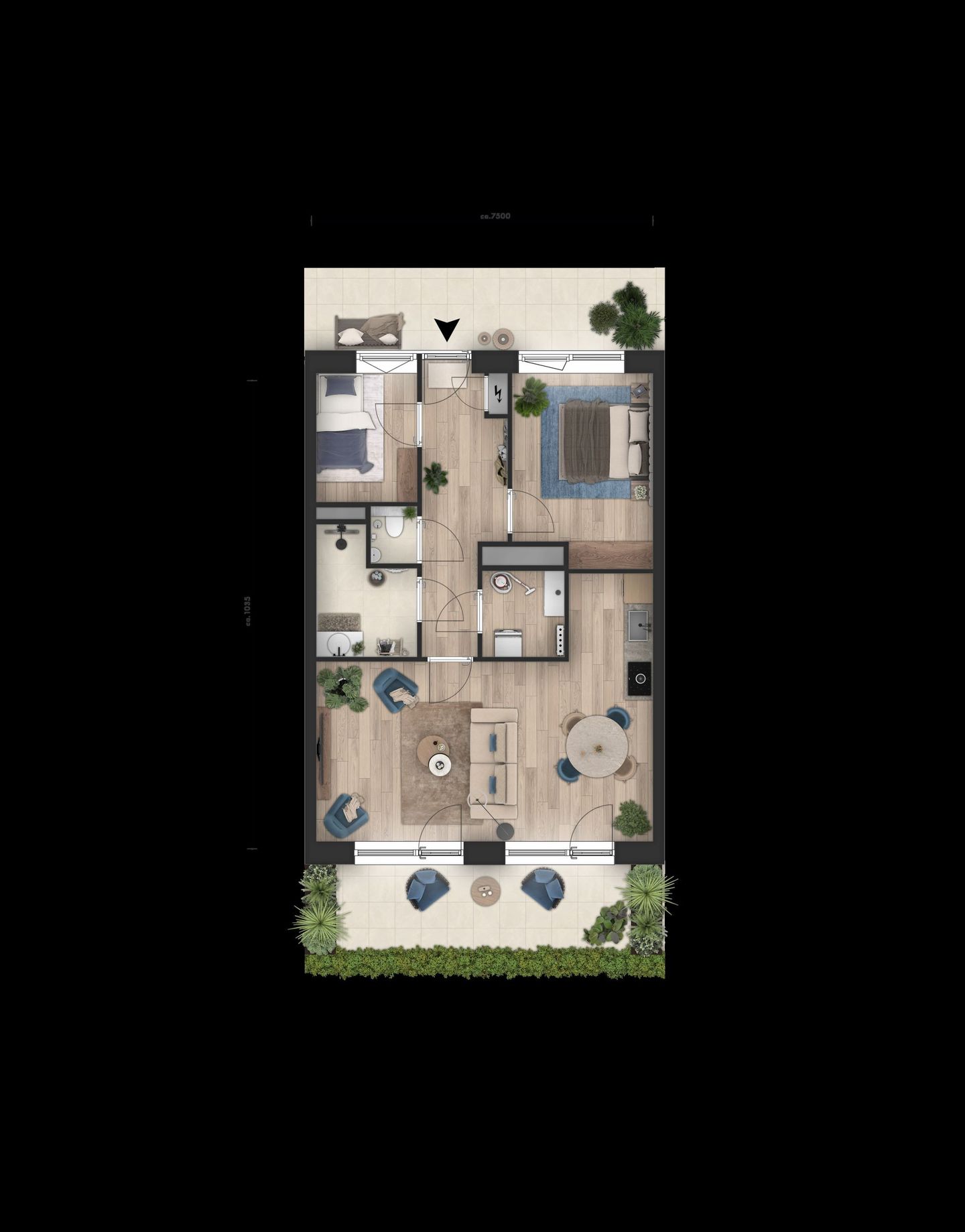 Photo 5 of Appartement Flexibele indeling (Bouwnr. C.0.03)