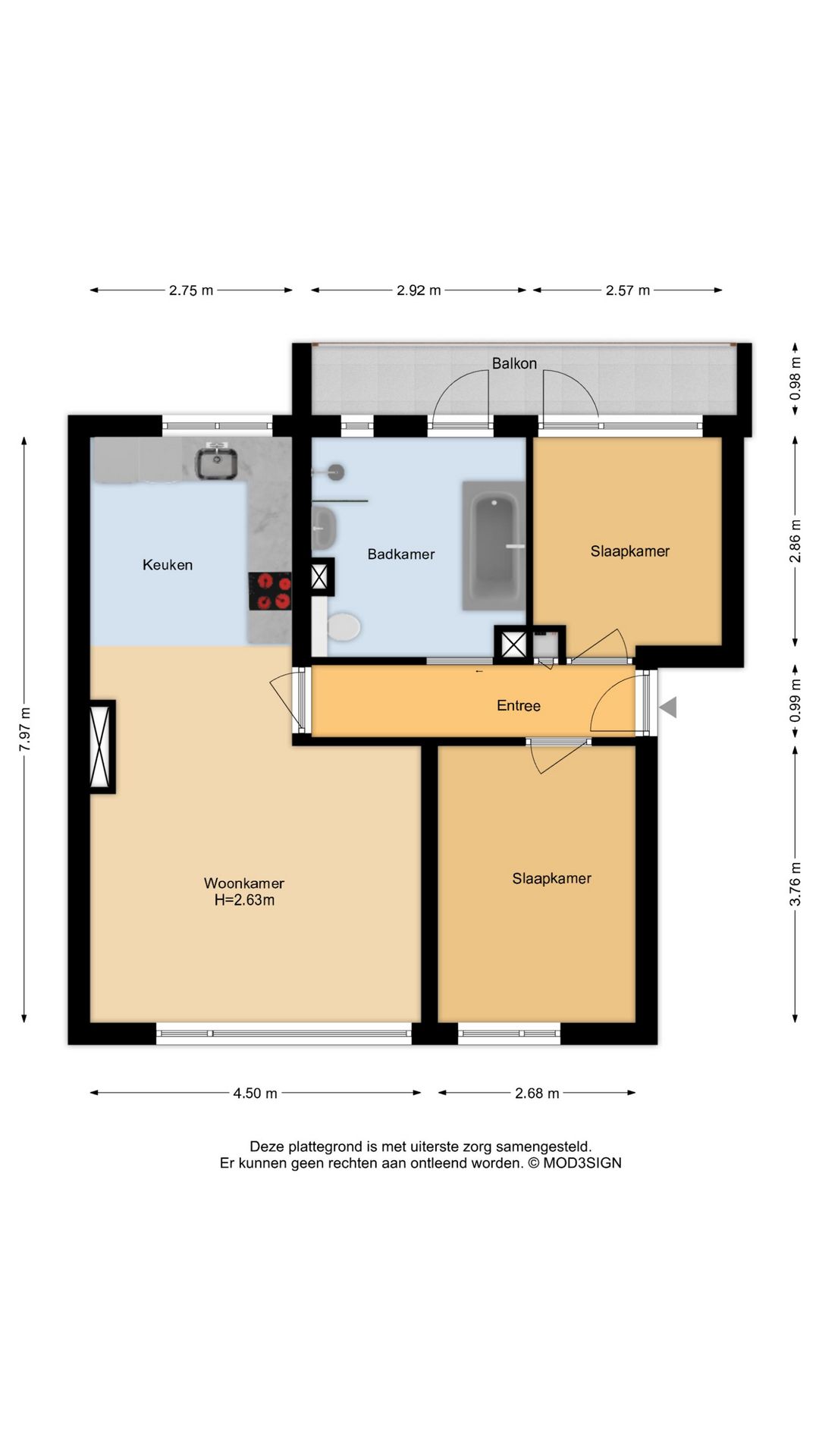Bright and well-located 3-room apartment near IJmuiden centre — 28