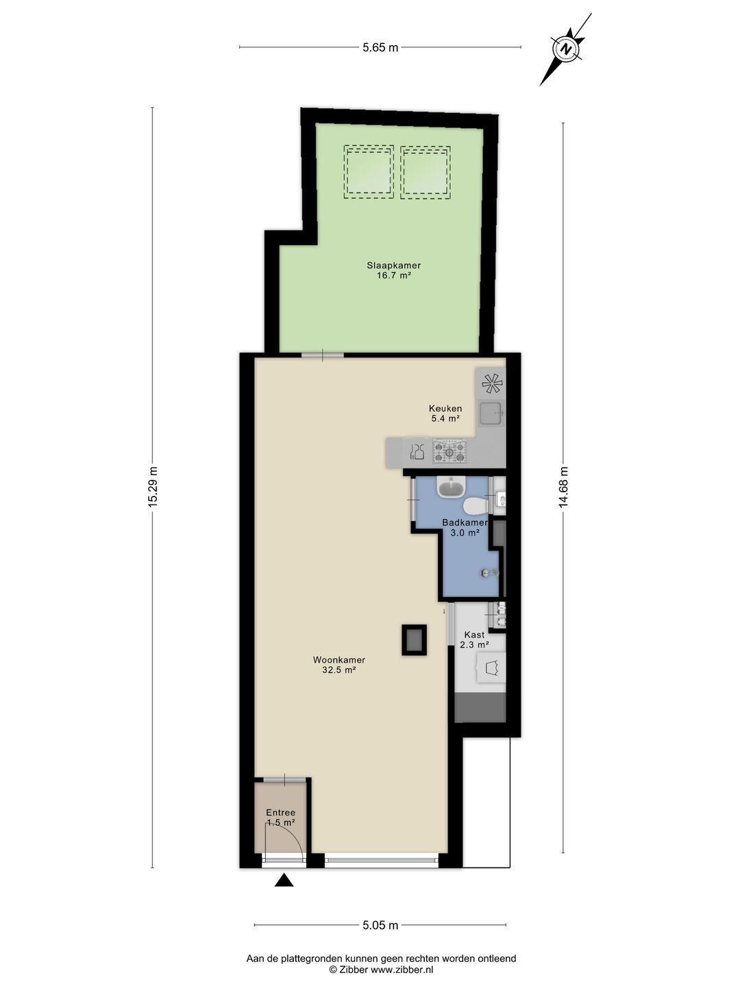 Foto 22 van Hasebroekstraat 3-H