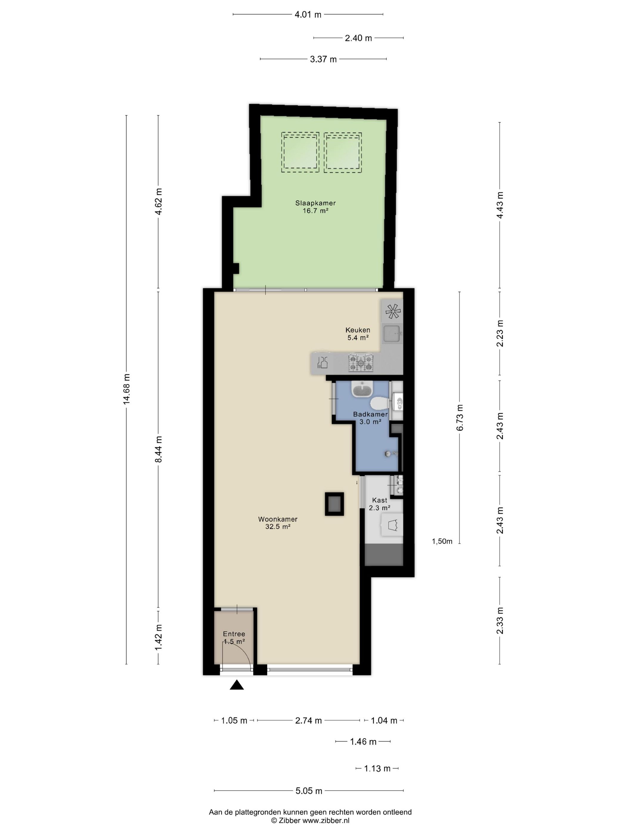 Foto 21 van Hasebroekstraat 3-H