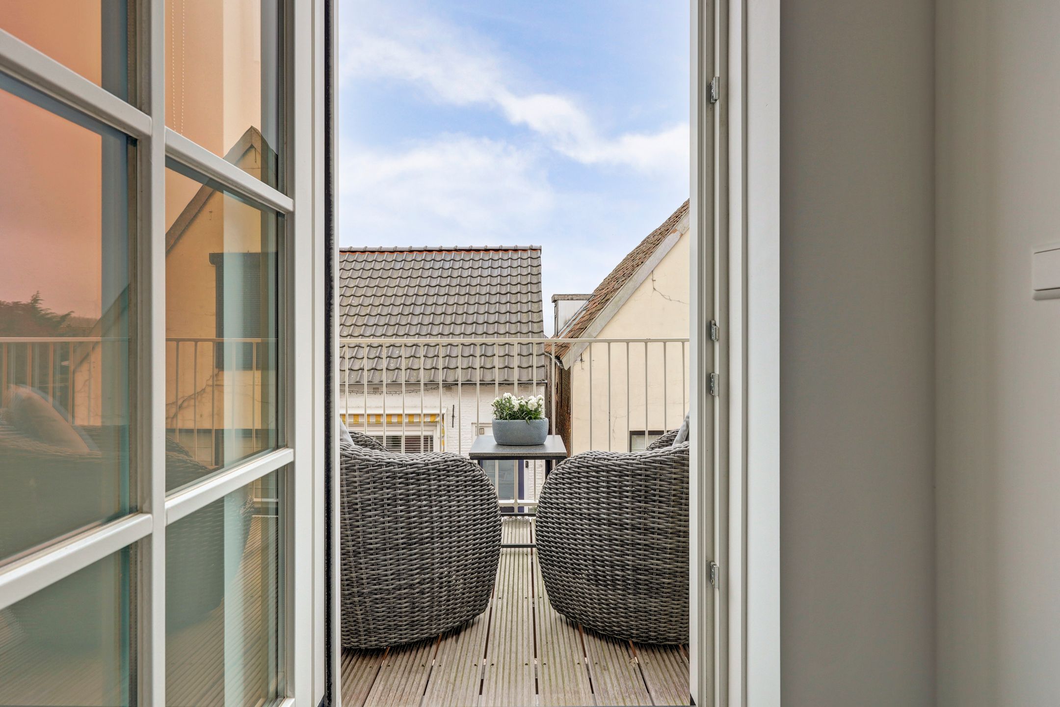 Modern Sustainable Apartment in Characteristic Farmhouse Complex — 15