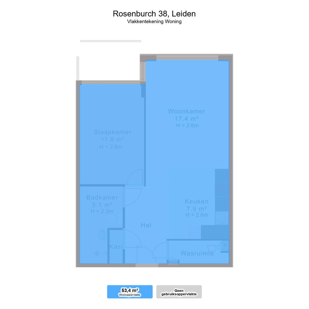 Ground-floor 2-room apartment with sunny balcony near Leiden city centre — 32