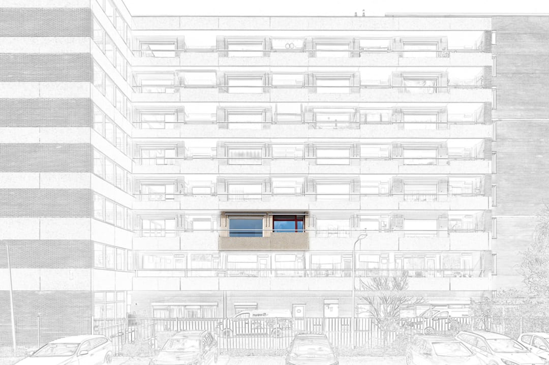 Two-room apartment with south-facing balcony in Leiden — 22