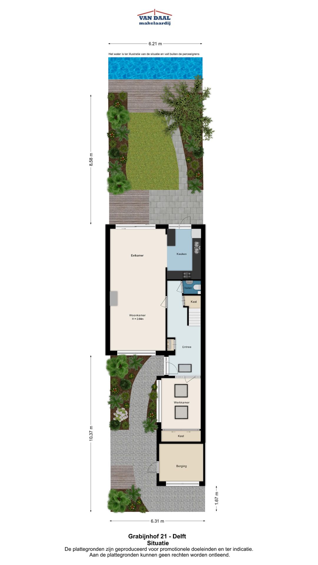 Bright and spacious family home with garden and waterfront views in sought-after Delft neighborhood — 56