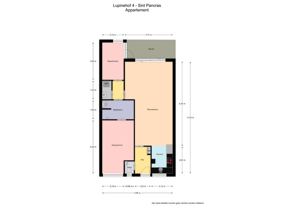 Spacious ground floor apartment with sunny west-facing garden in Sint Pancras — 40