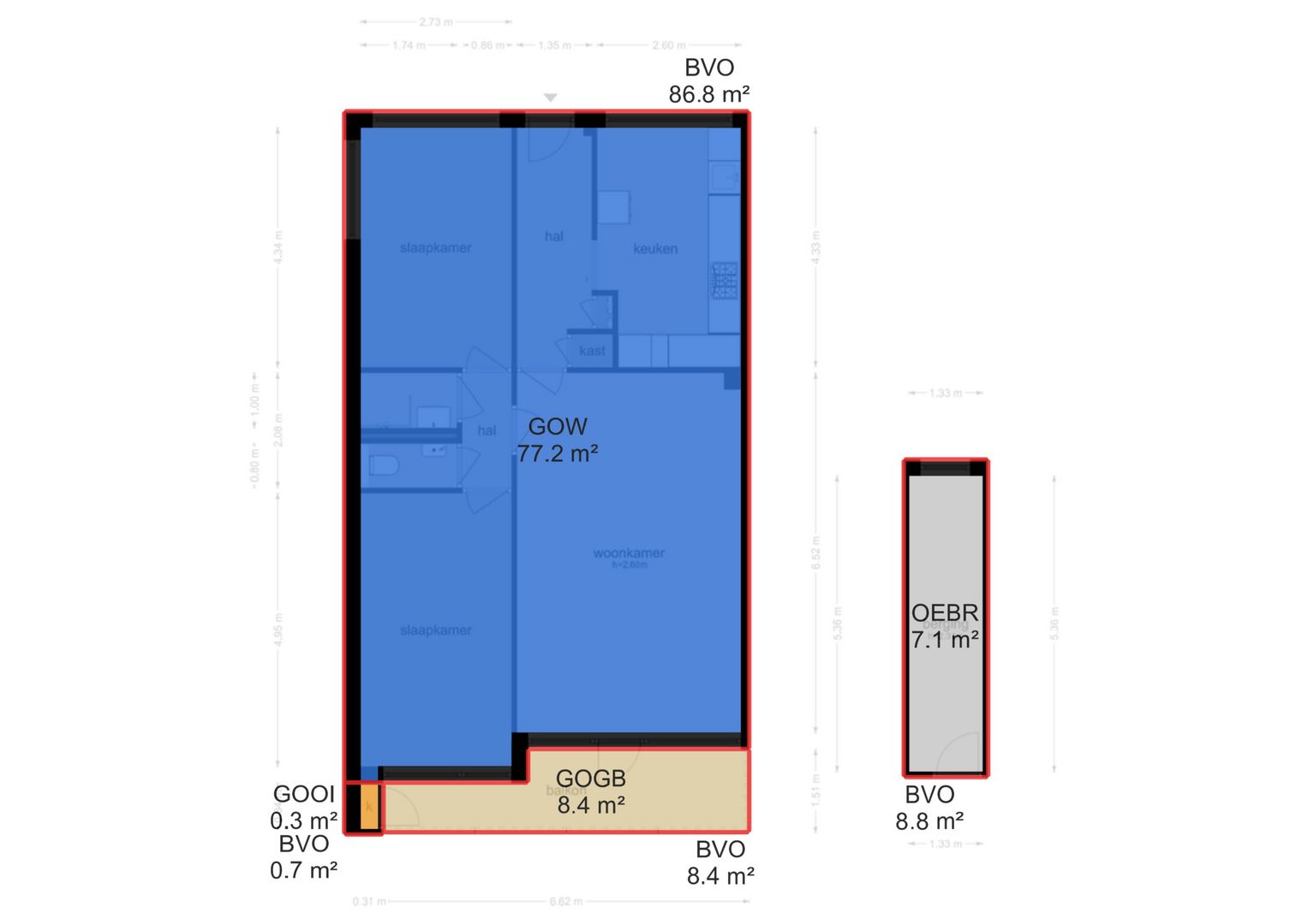 Renovated corner apartment with balcony in Presikhaaf — 36