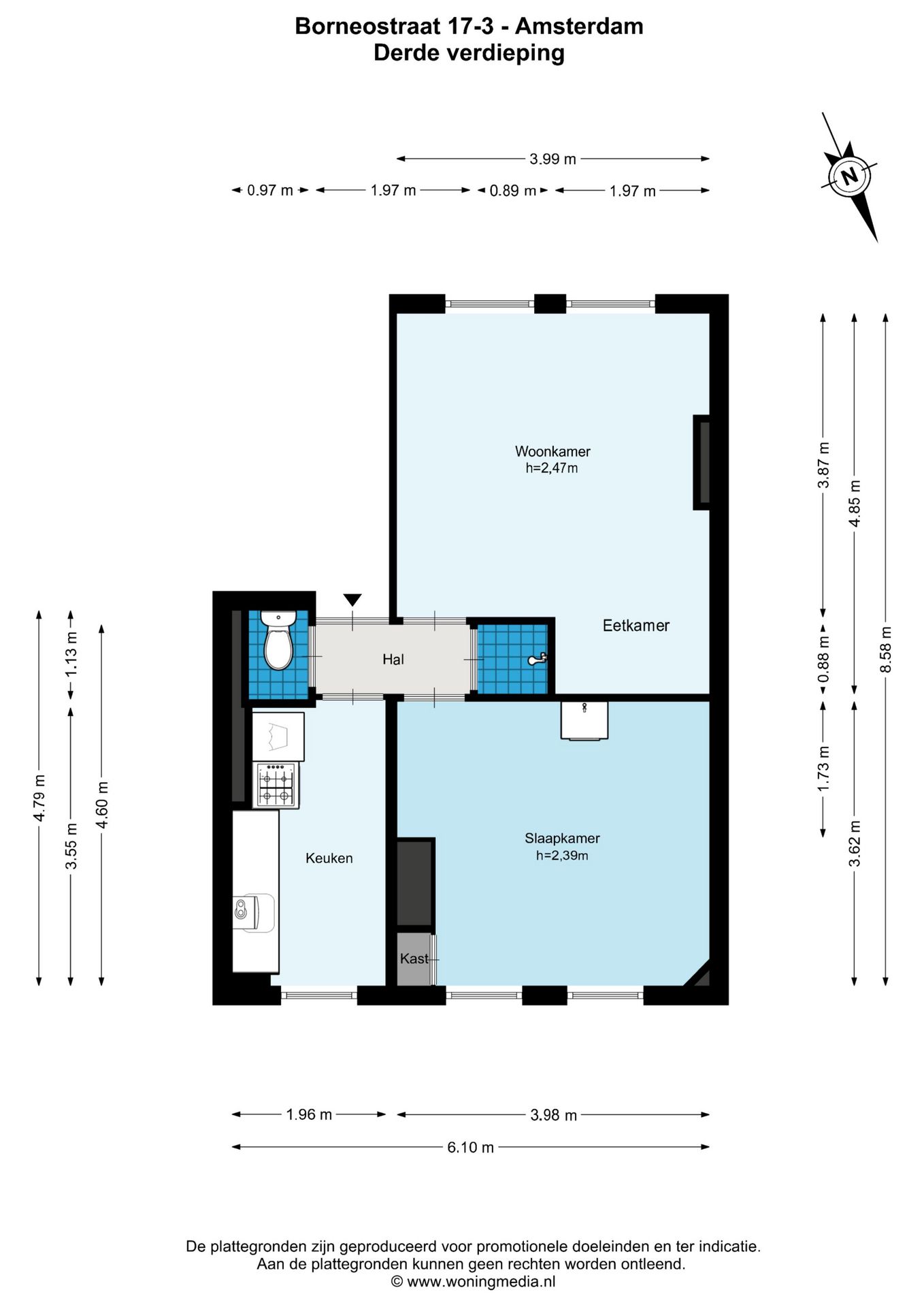 Foto 18 van Borneostraat 17-3