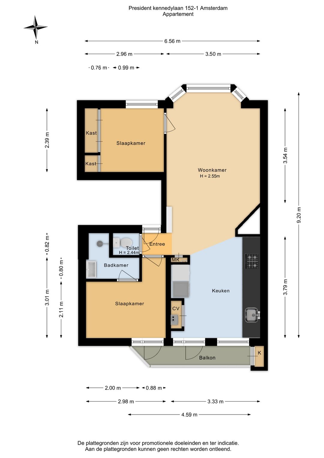 Foto 28 van President Kennedylaan 152-1