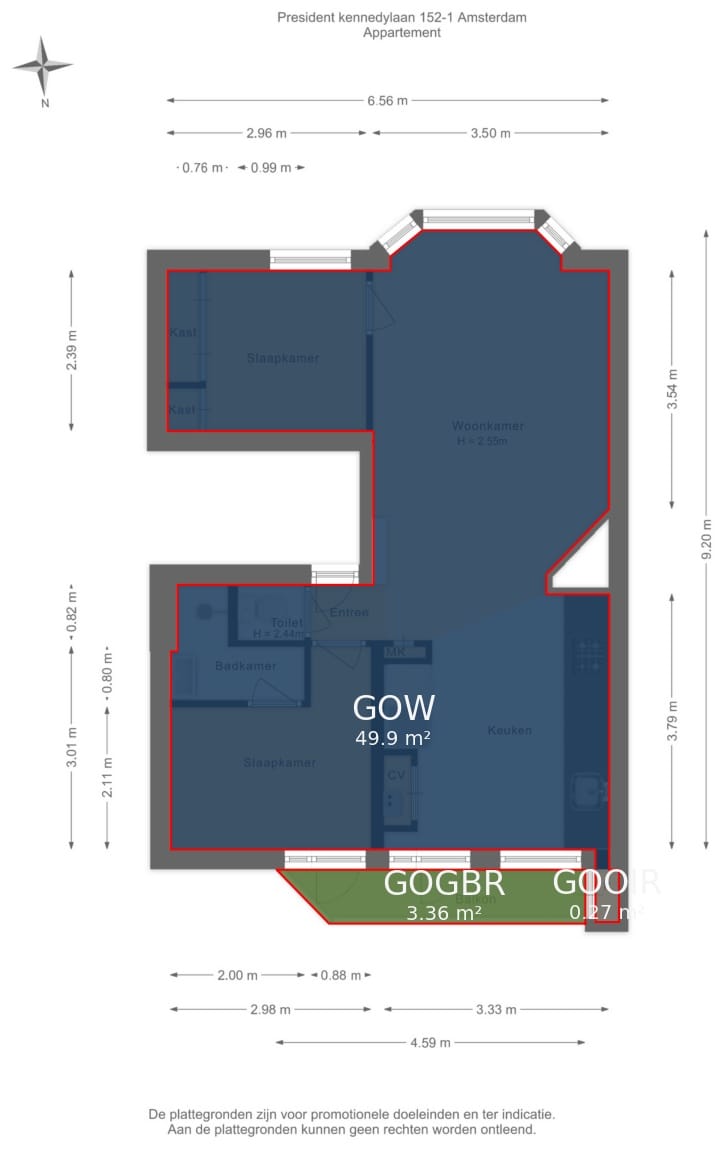 Foto 30 van President Kennedylaan 152-1