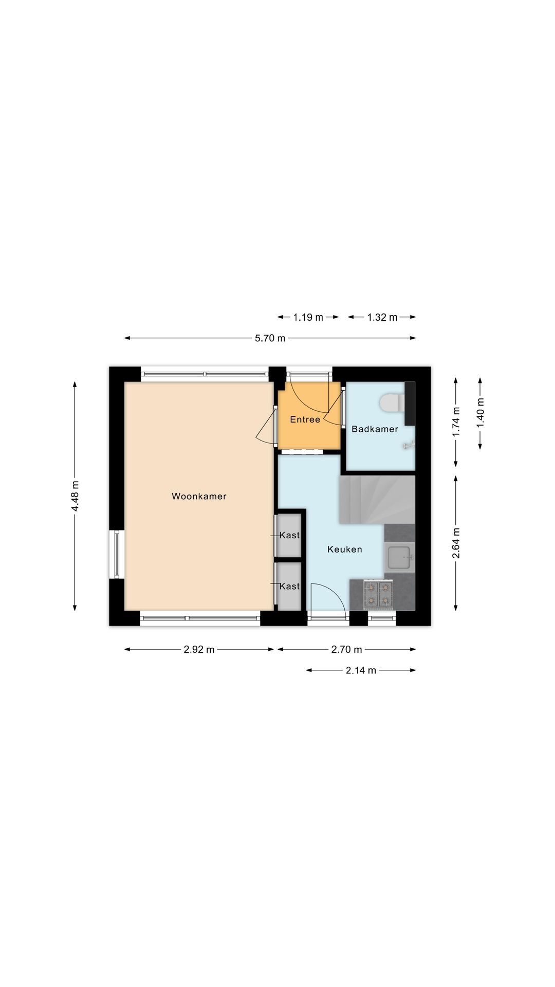 End house with summer house near the beach in Egmond aan Zee — 67