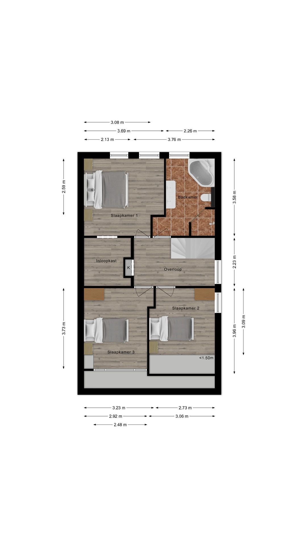 Charming semi-detached home with spacious garage and lovely garden in Nistelrode — 62