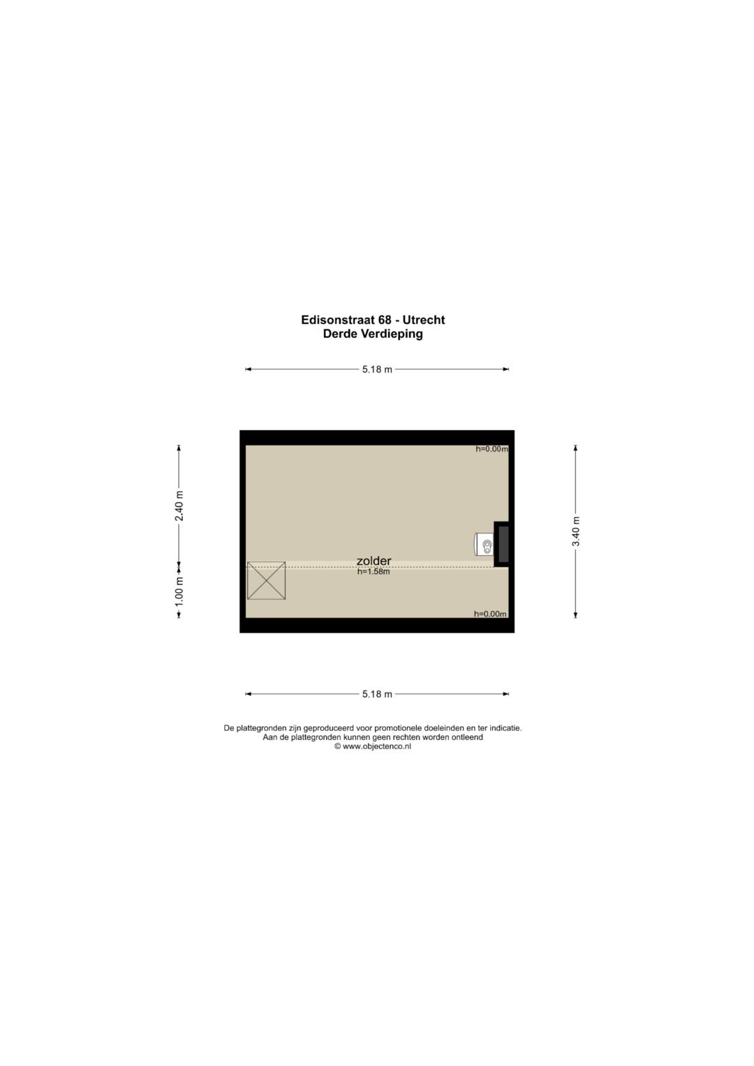 Spacious Upper Apartment with Three Bedrooms and Terrace — 46