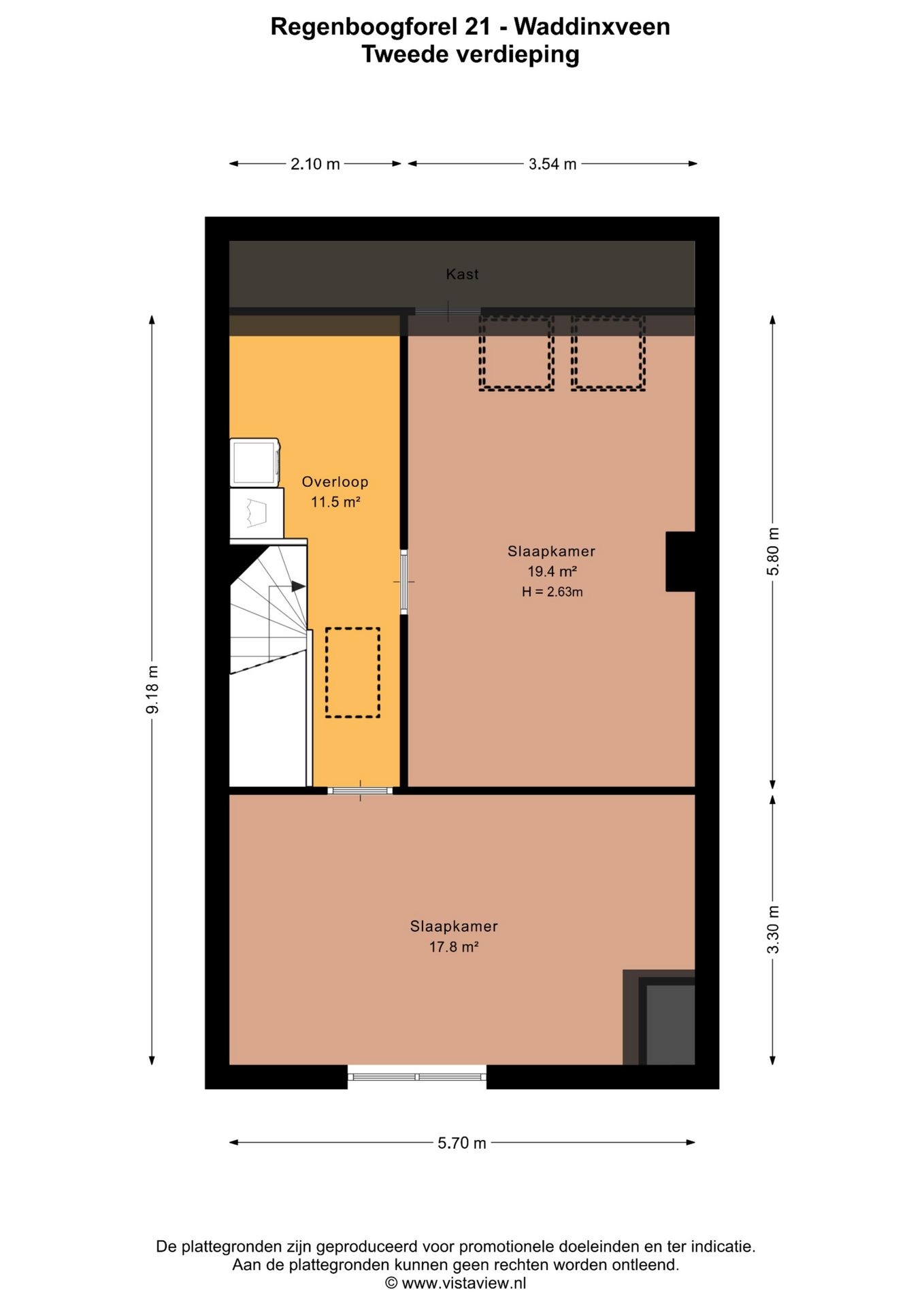 Modern Corner House with 5 Bedrooms and 2 Parking Spots in Sustainable Park Triangel, Waddinxveen — 40