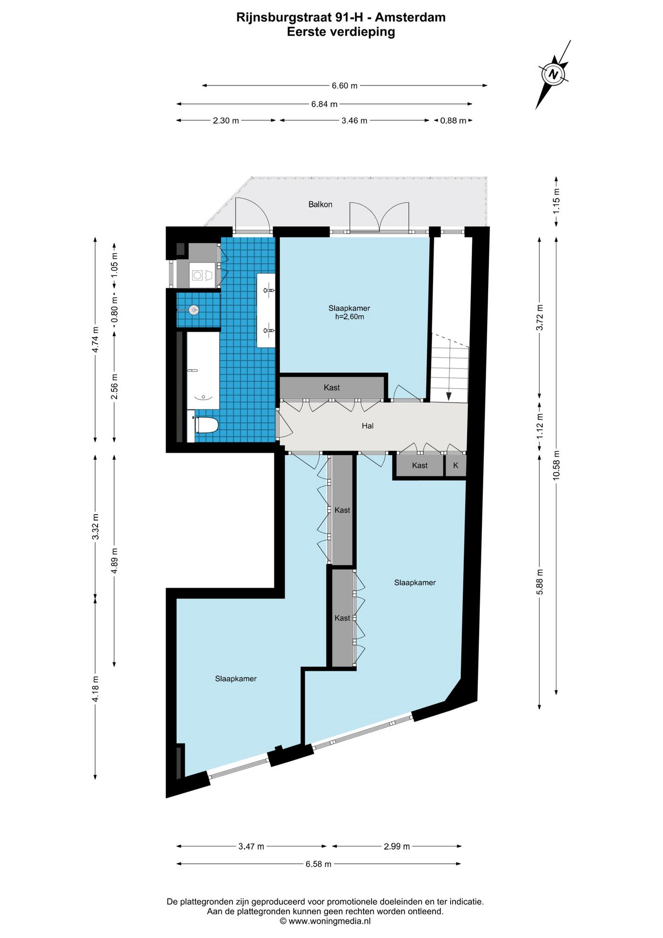 Foto 29 van Rijnsburgstraat 91-H