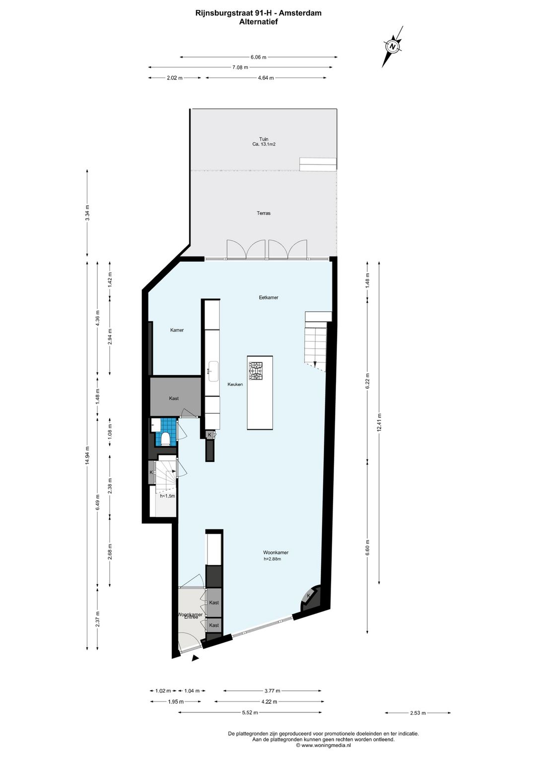 Foto 28 van Rijnsburgstraat 91-H
