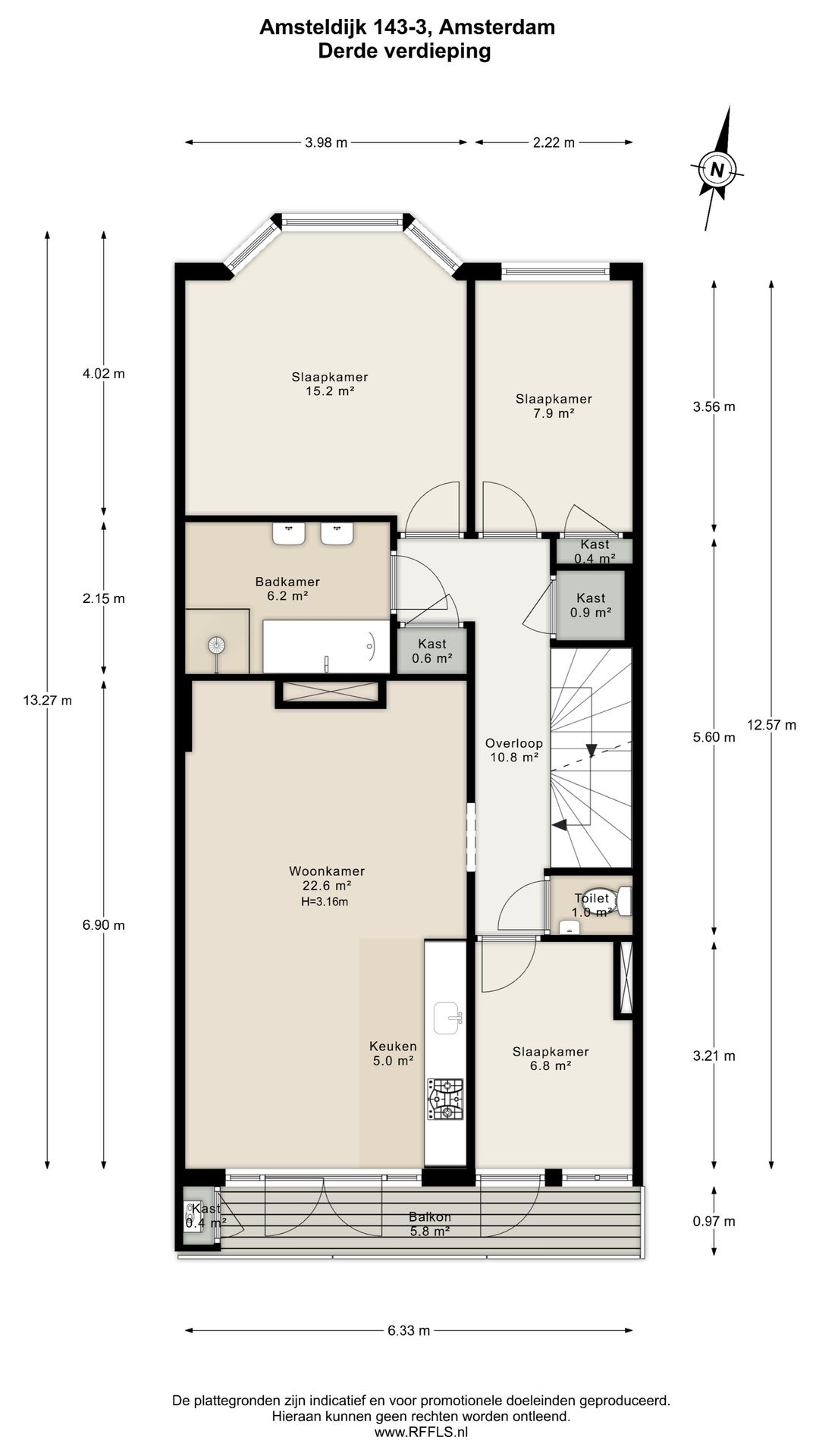 High-end Apartment with Sunny Rooftop Terrace Along the Amstel — 31