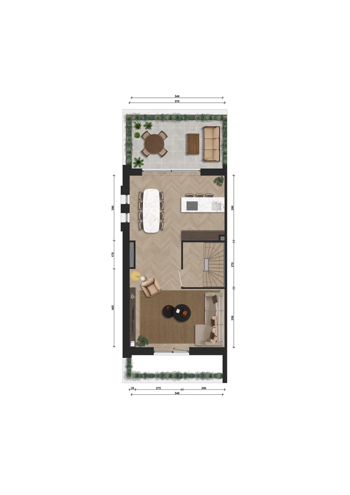 Foto 5 van Dijkwoningen (Bouwnr. C.2.05)