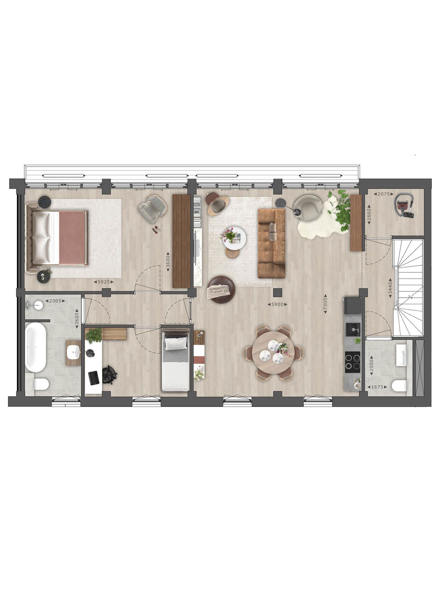 Spacious Waterfront Apartment with Private Parking in Amsterdam Houthavens — 36