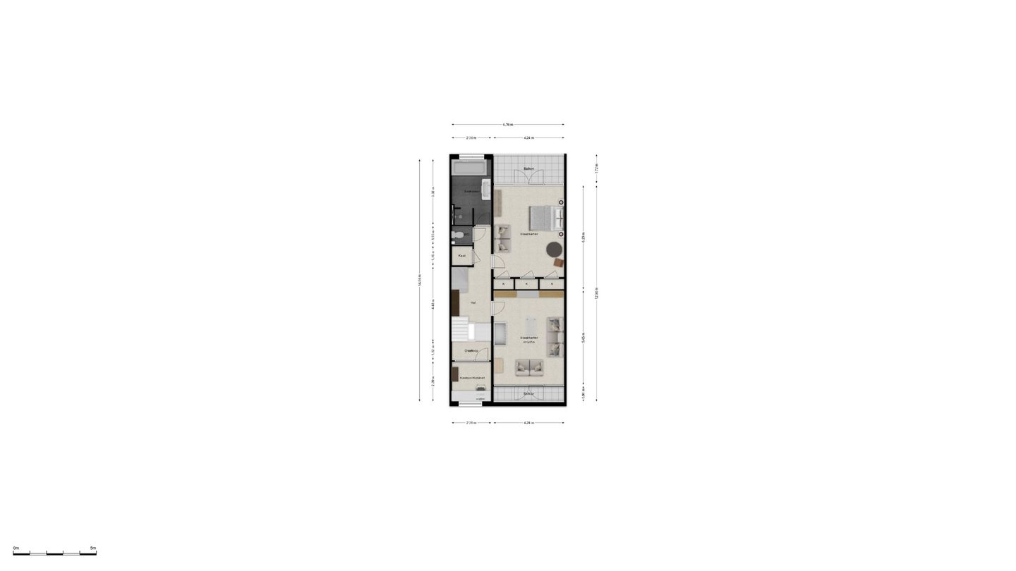 Characterful spacious townhouse in Statenkwartier — 50