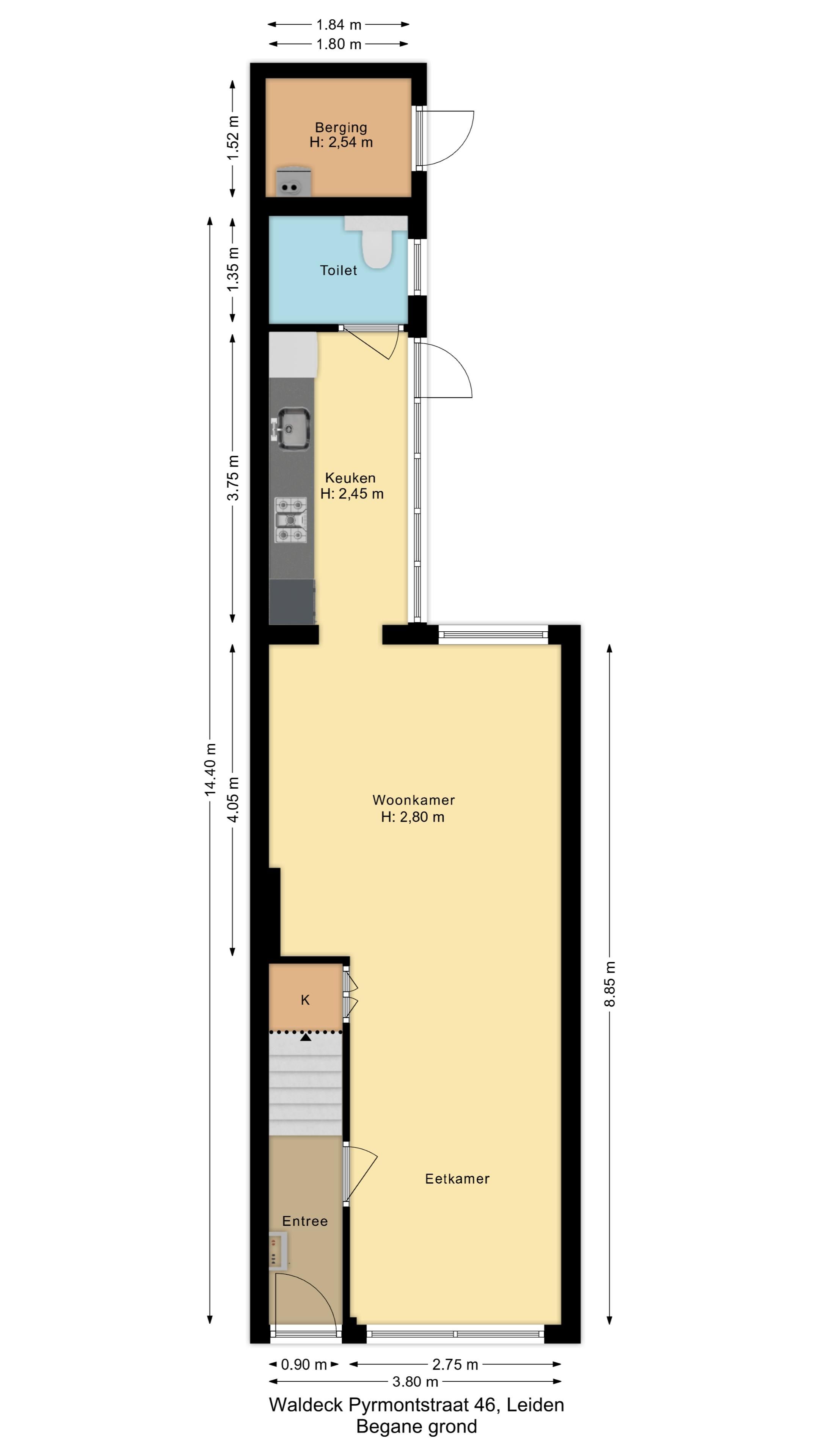 Charming renovated terraced house with 4 bedrooms near Leiden city centre — 33