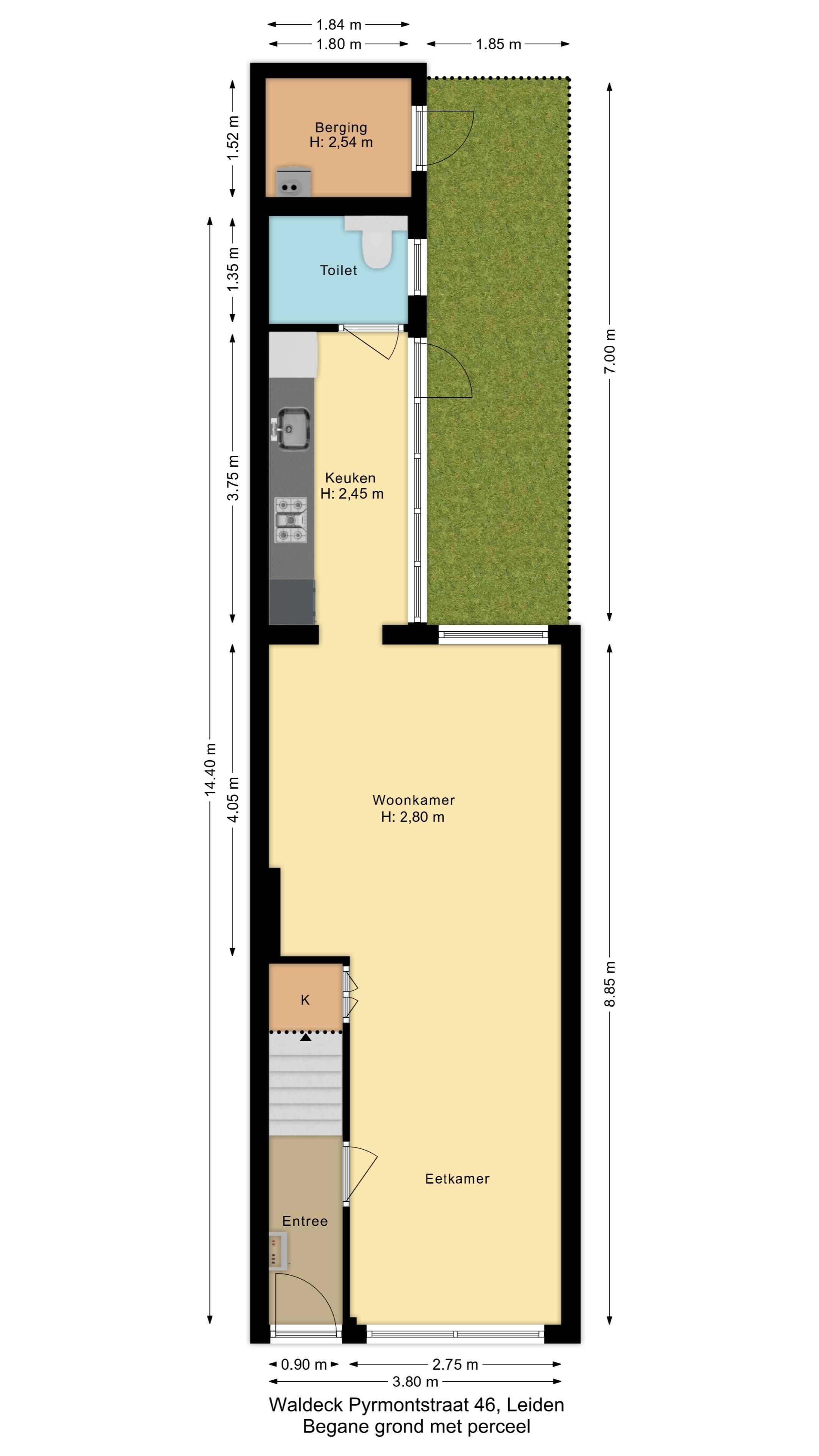 Charming renovated terraced house with 4 bedrooms near Leiden city centre — 36