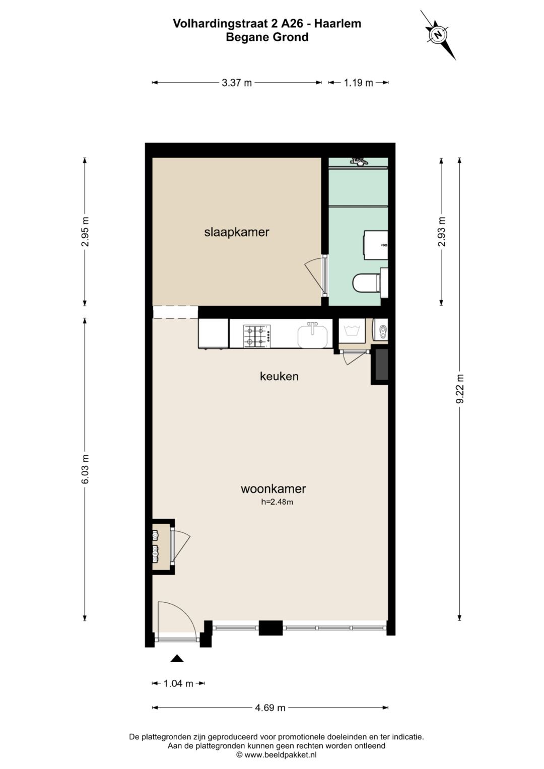 Foto 32 van Volhardingstraat 2-A26