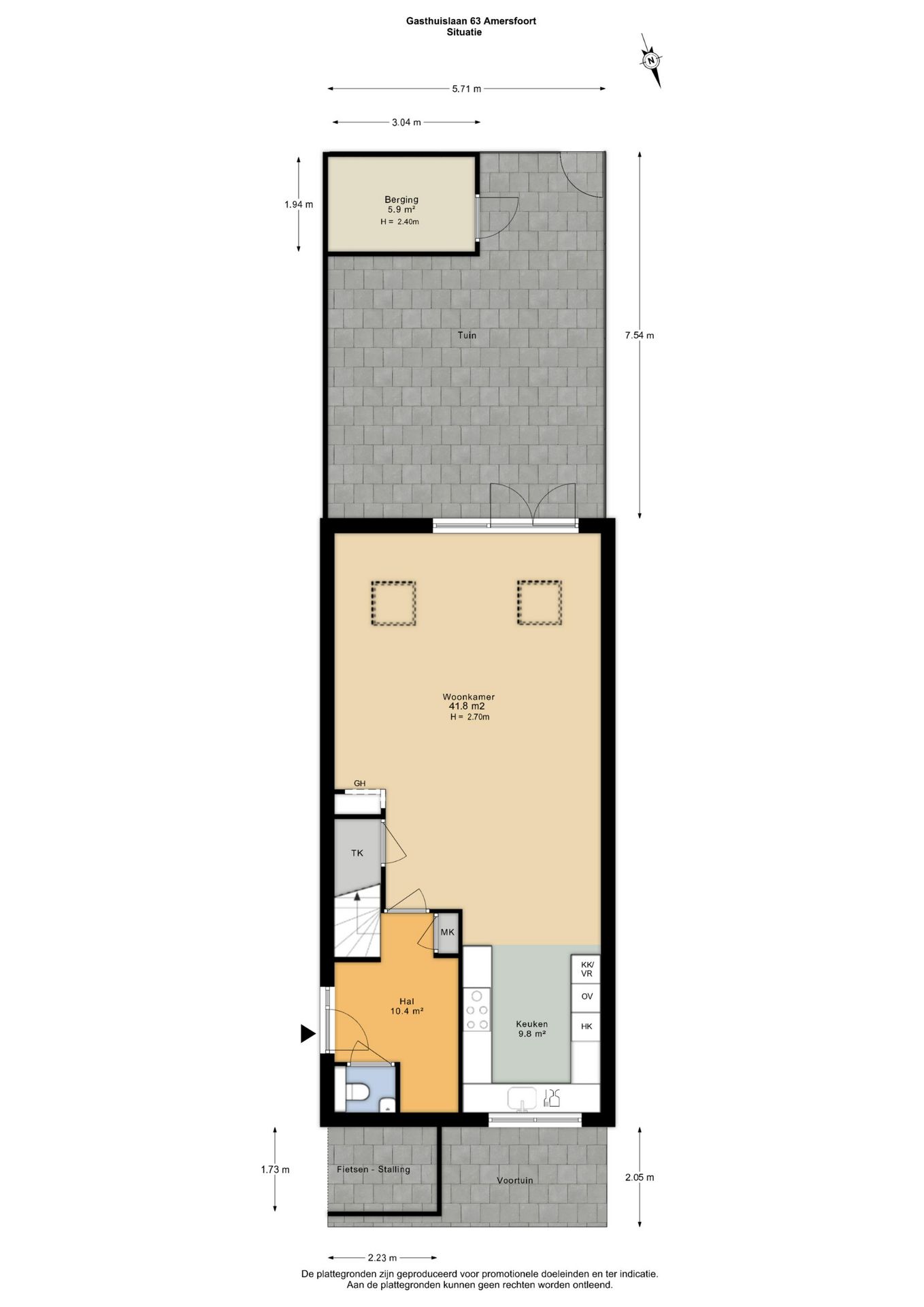 Modern corner house with 4 bedrooms and private parking in Vermeerkwartier — 40