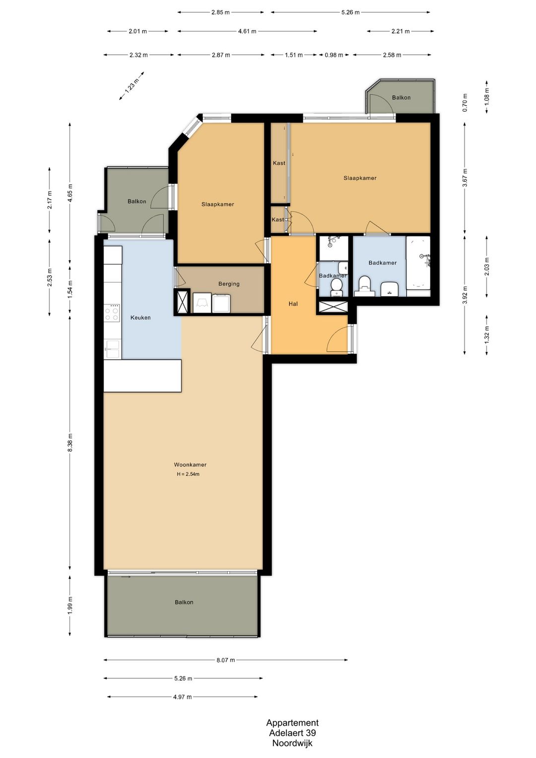 Spacious corner apartment with panoramic sea views and resort amenities — 43