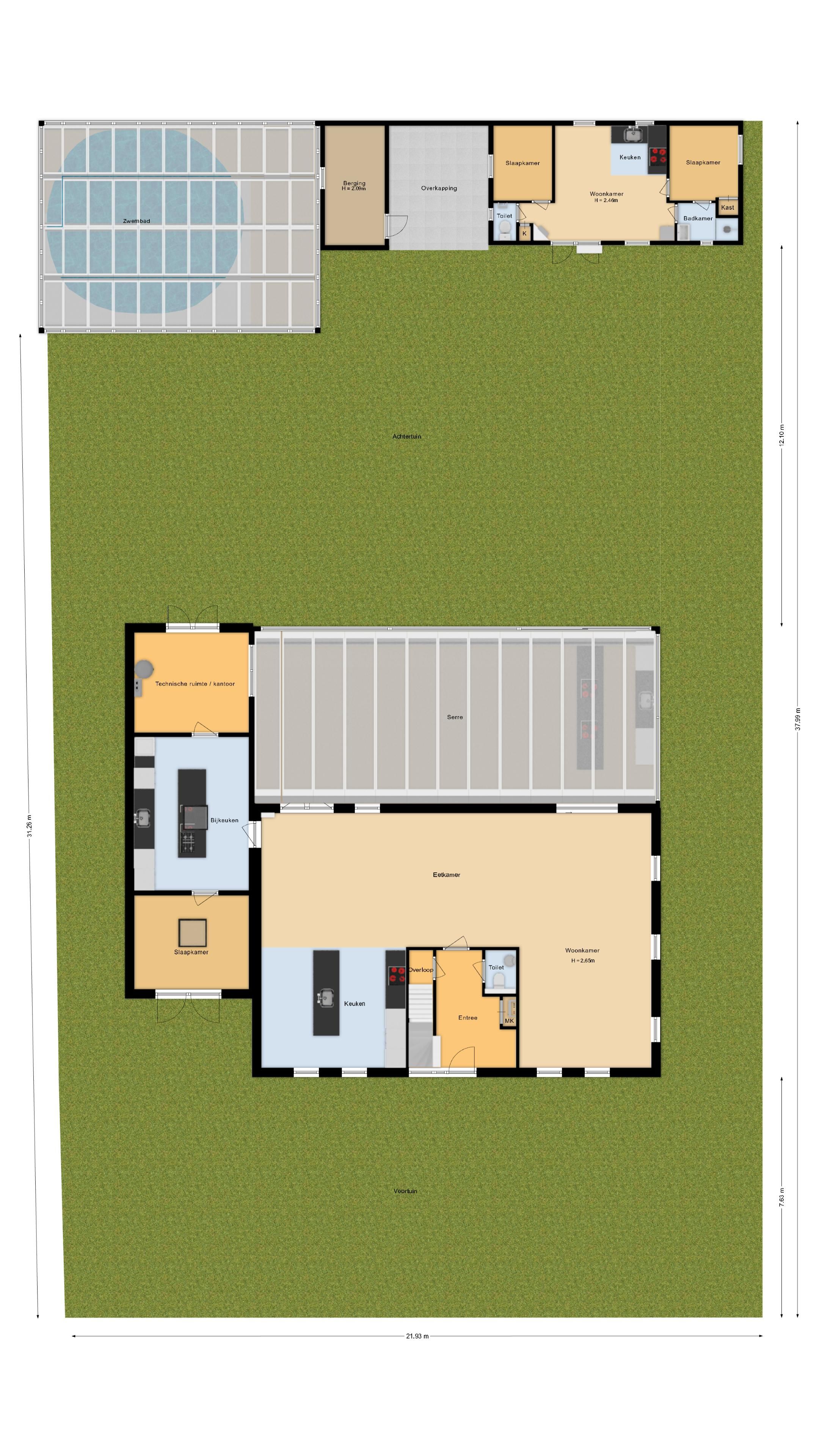Luxurious New Villa with Pool and Tiny House near Flower Bulb Fields — 57